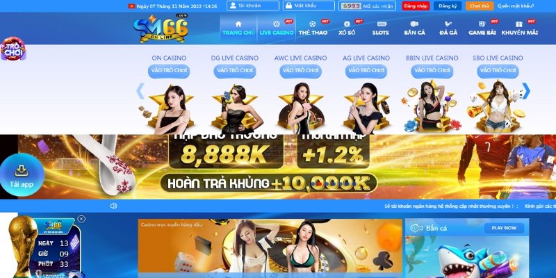 Danh sách siêu phẩm game bài SM66 đổi thưởng